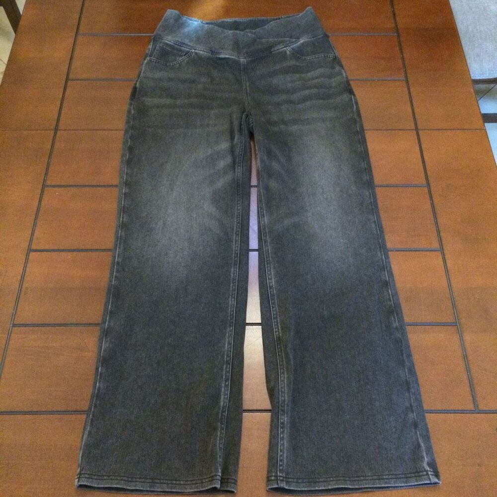 NWT Halara flex denim black large pants jeans